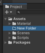 New folder in Assets to be named Prefabs